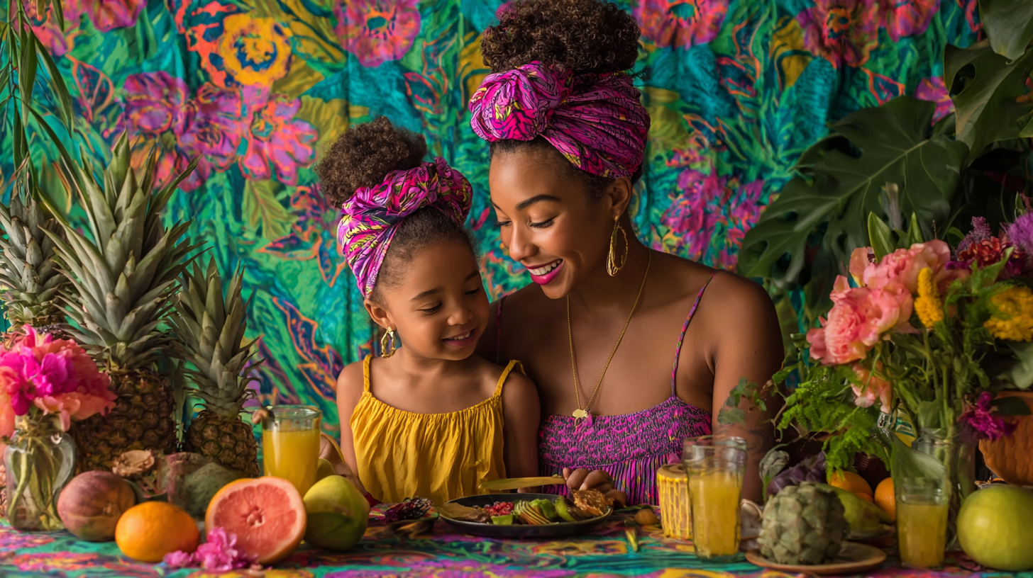 Parent and child sharing a meal together while discussing emotions and feelings, demonstrating healthy family communication about feelings