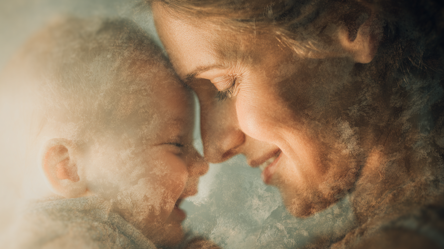 Confident parent celebrating successful solid food introduction milestone with happy baby