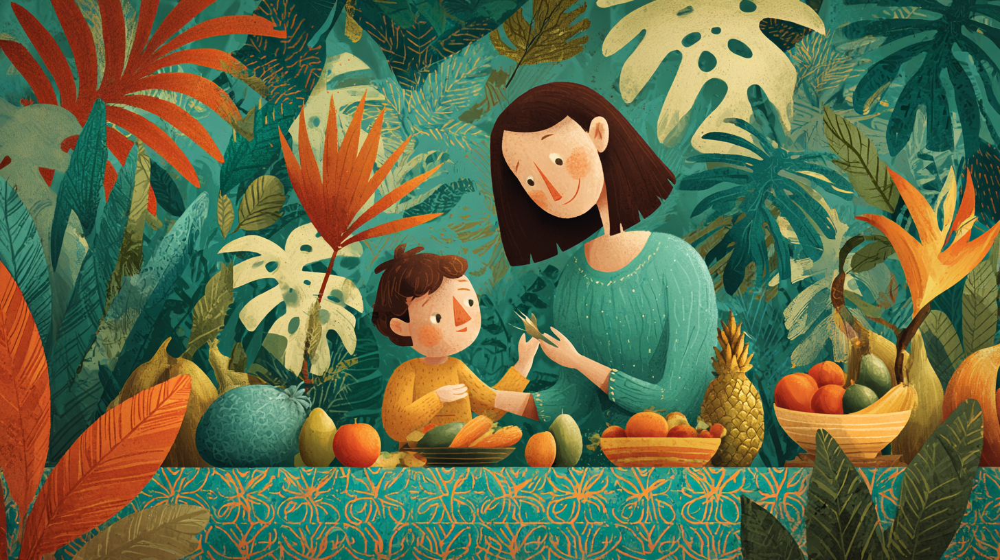 Peaceful feeding environment with calm parent and relaxed baby demonstrating stress-free mealtime