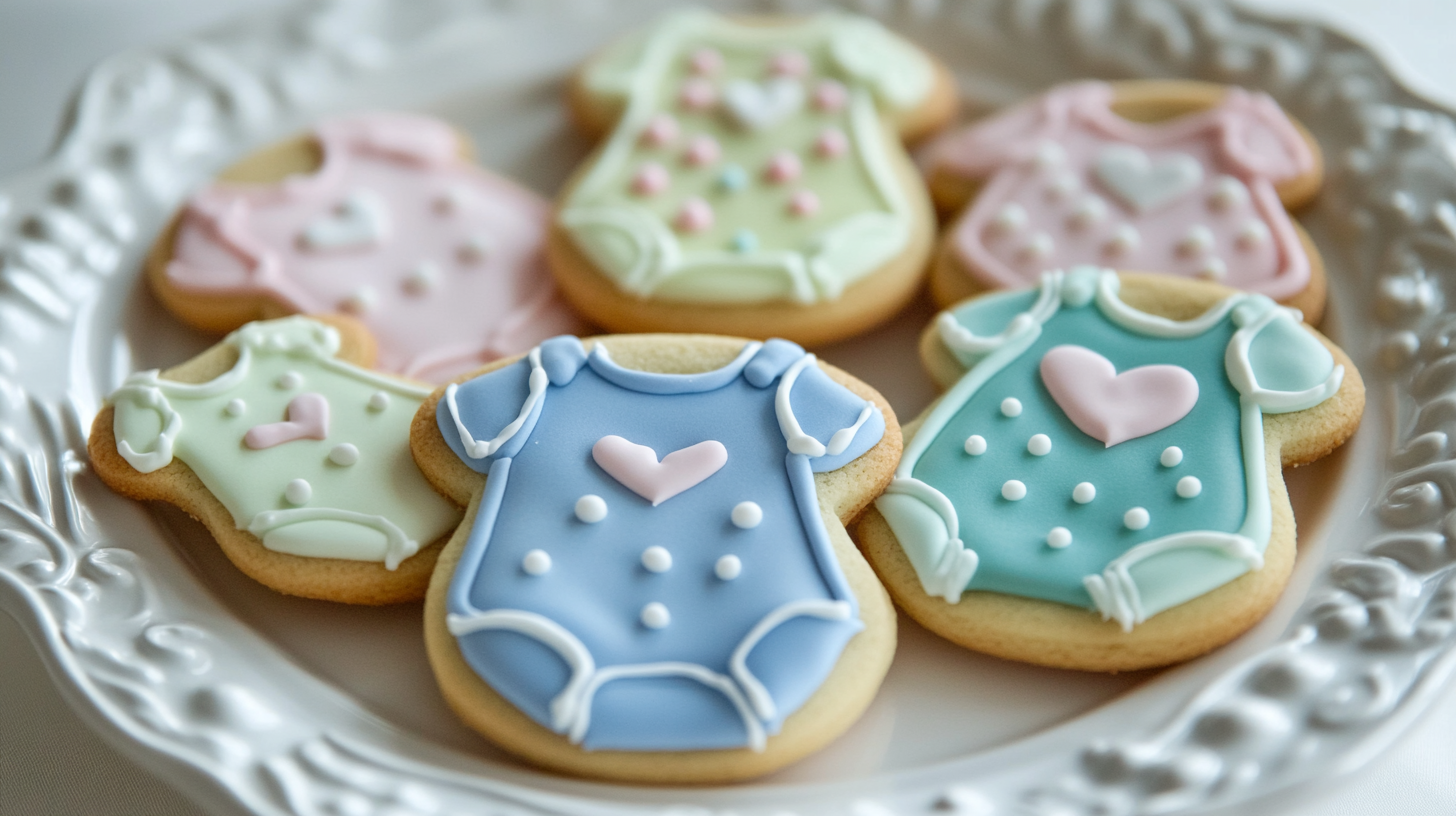 yardiebaby Baby Shower Cookies decorated with royal icing and b0bb9c57 8495 4034 9931 b6fece0db201 2