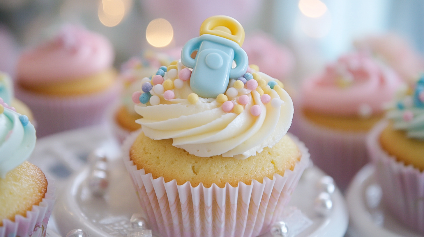 yardiebaby Baby shower theme cupcakes variety of flavors and adff8afd ec12 47c7 8e91 8cf948cbe3d0 2