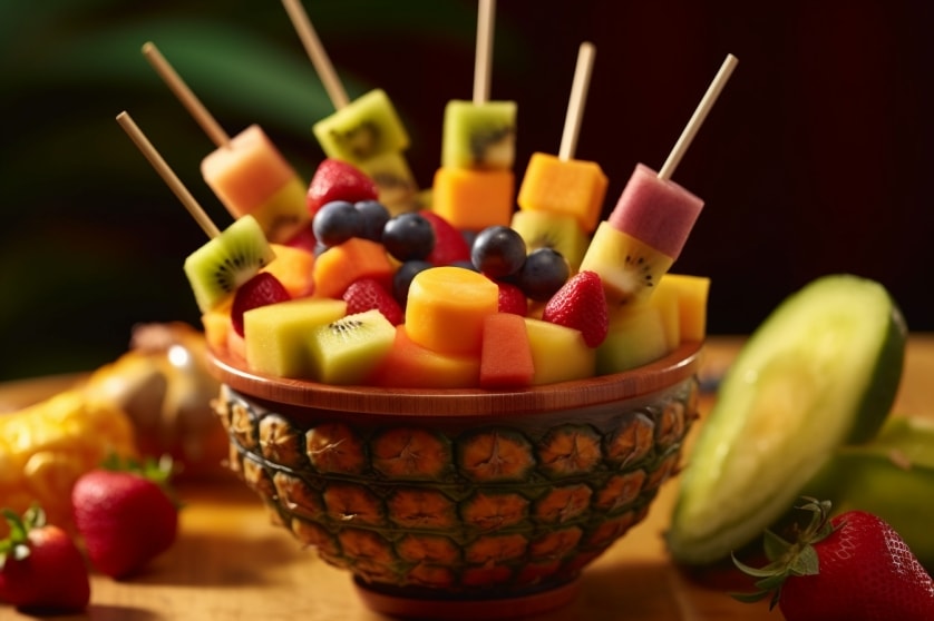 Mixed Fruit Kebabs for Colorf 39 0