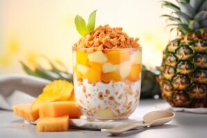 Parfait Pineapple and Coconu Recipe 132 0