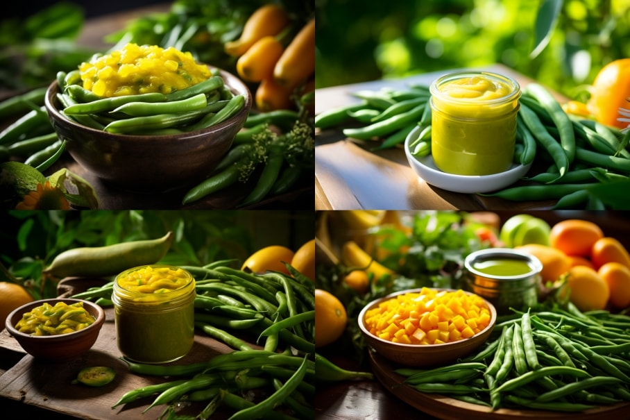 n Galore Green Bean and Mango Recipe 236 0