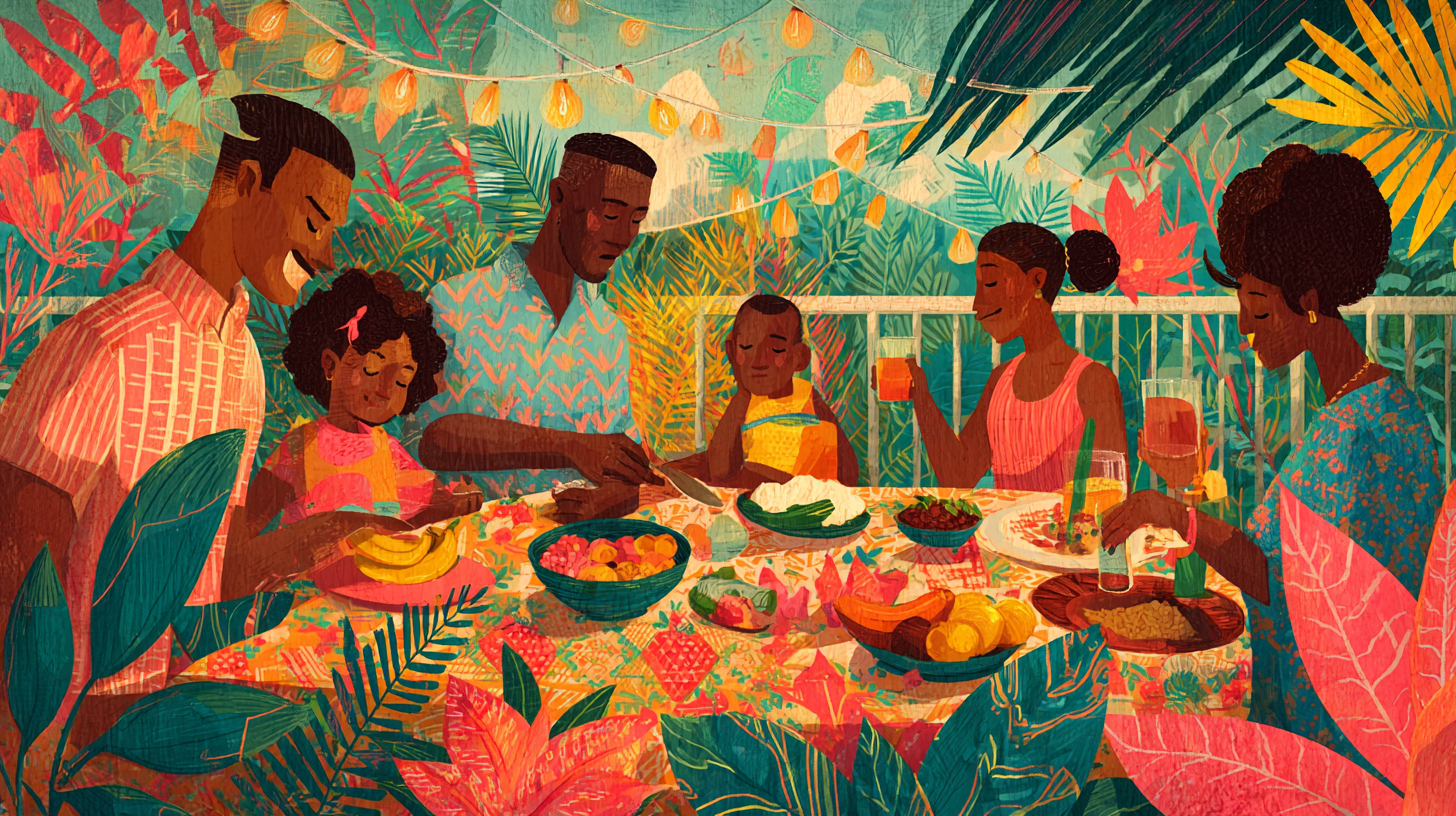 Family practicing body-positive communication and rejecting diet culture messages together
