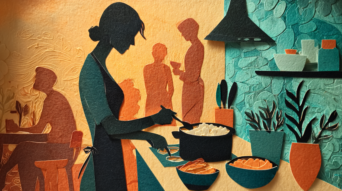 Teen preparing a family meal independently, showing full kitchen confidence