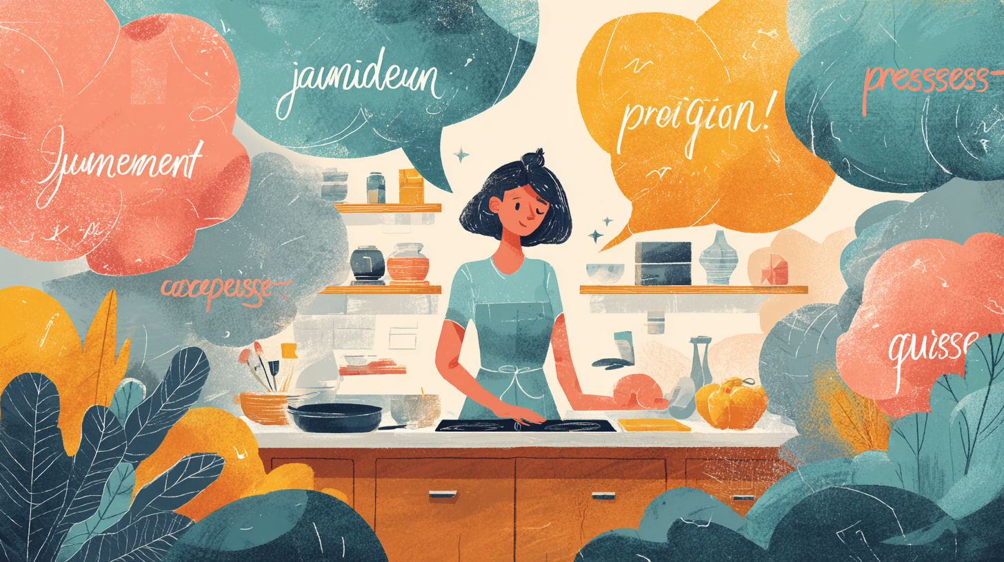 Confident parent preparing food with calm energy, representing internal validation and freedom from external feeding pressure