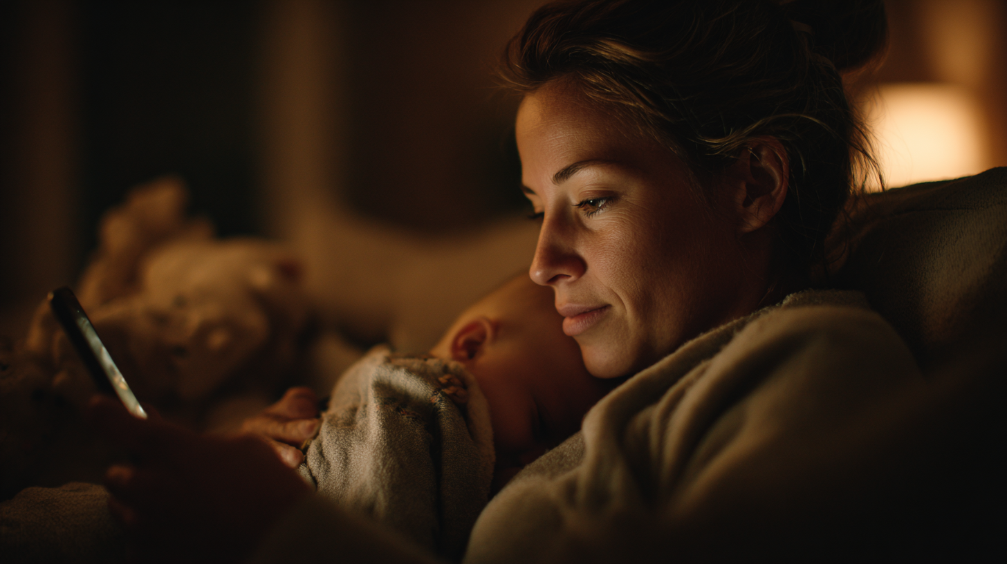 Parent seeking support and connection in feeding community
