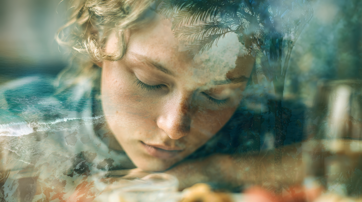 Parent setting healthy boundaries while caring for child and self