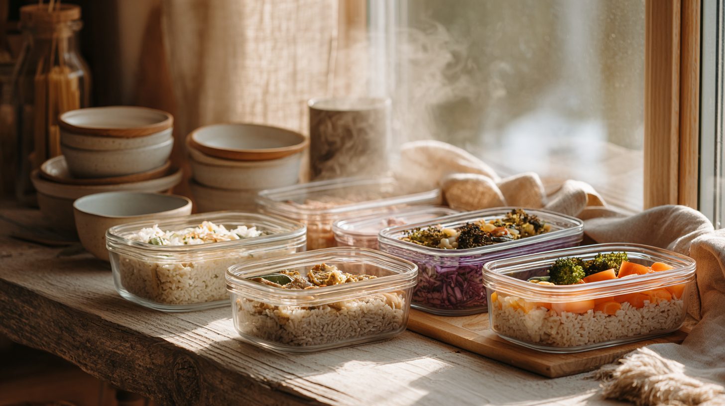 Organized meal prep containers with nutritious toddler meals showing batch preparation strategy for busy working parents