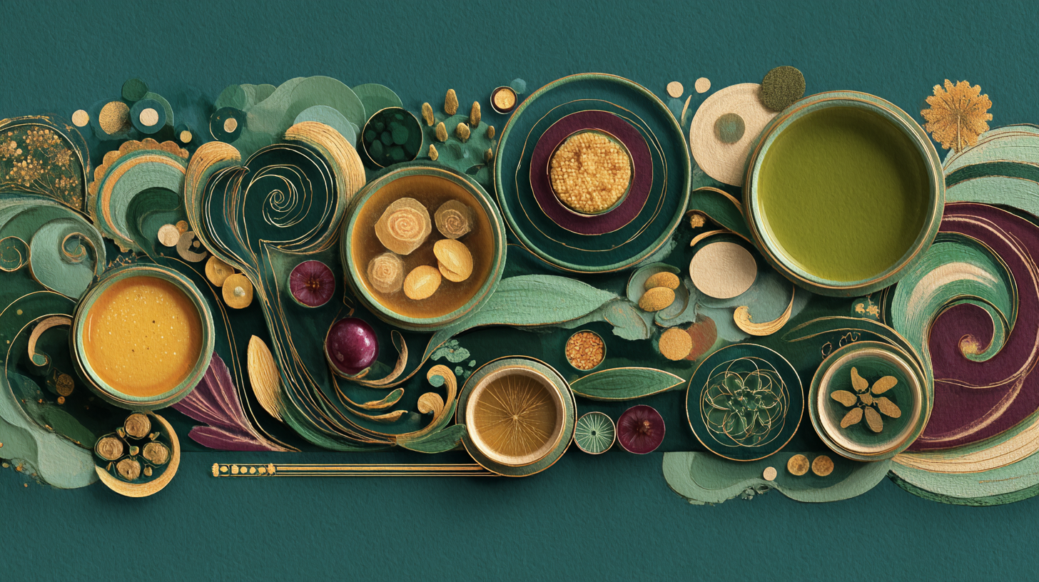 Variety of baby-friendly foods showing combination of purees and finger foods
